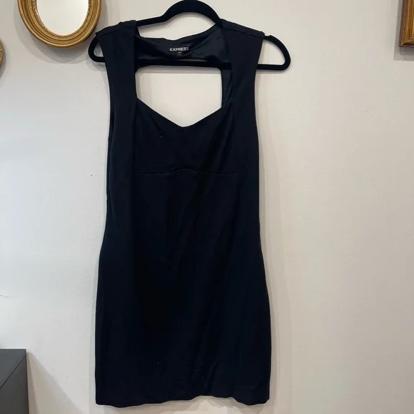 Vintage Express Size 12 black dress - Picture 5 of 5